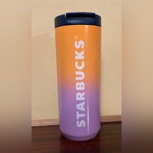 Starbucks 2022 Ombré Hot Tumbler w Charm & Lid Stopper